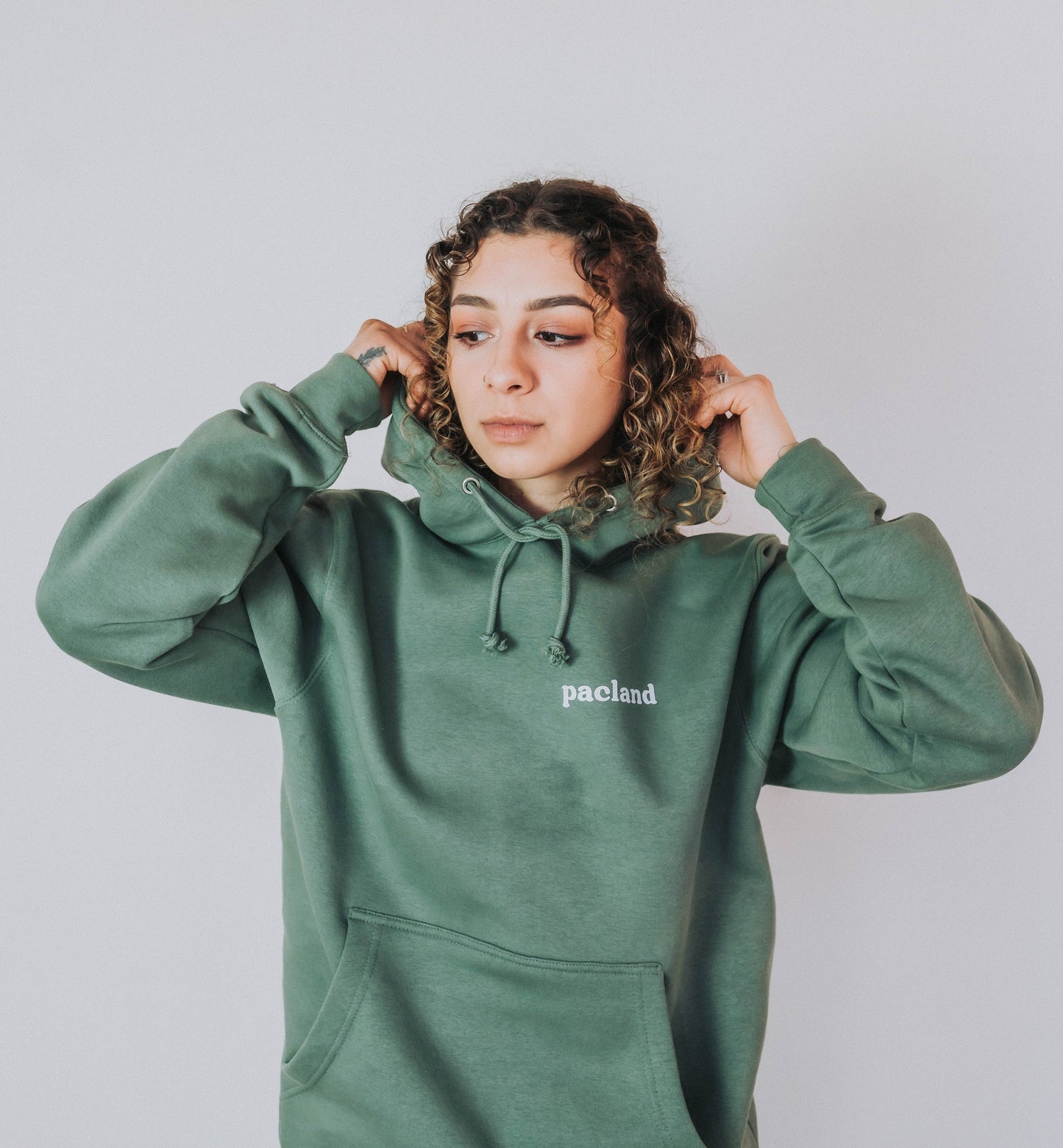 HEAVYWEIGHT PACLAND - GREEN Hoodie PACIFIC WONDERLAND SHOP 